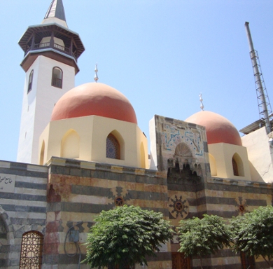 The Arak al-Silahdar Mausoleum in Damascus, from the Mamluk period.