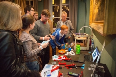 De Nacht van Kunst en Kennis 2014: veel publiek bij de 3D-printer