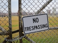 No Trespassing
