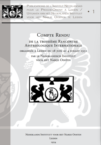 The front page of the proceedings of the third RAI