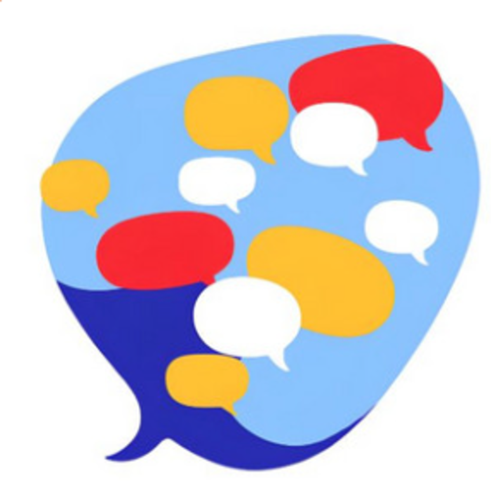 Plaatje van praatwolkjes