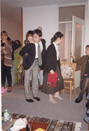 A gathering with colleagues , Merenwijk Leiden, 1993