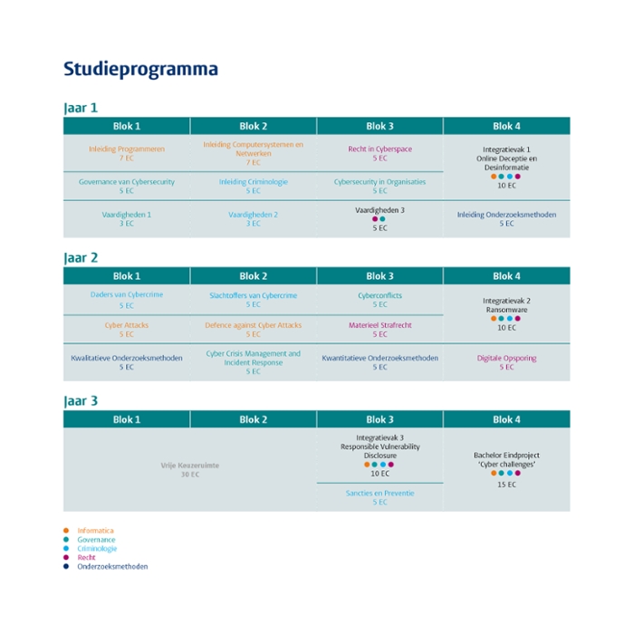Curriculum Cybersecurity & Cybercrime