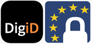 Logo's DigID and EIDAS