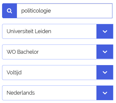 Studielink: vind Politicologie in Leiden