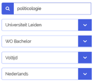 Studielink: vind Politicologie in Leiden