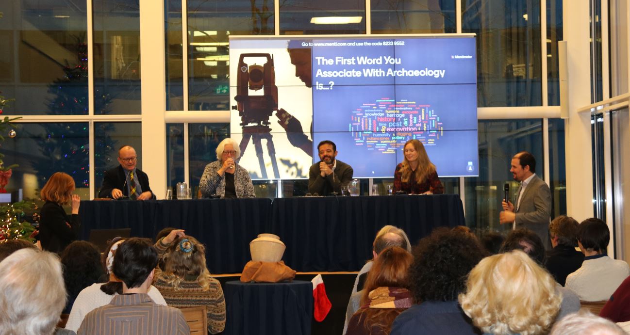 Throwback to the panel discussion about the future of archaeology