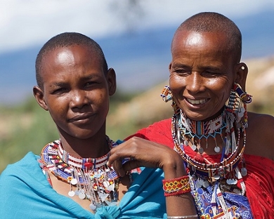 beautiful maasai female