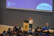 Alumna en studentspreker Maria Beckers