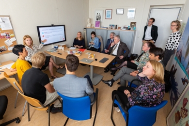 Een rondleiding door het Brain and Development Research Center.