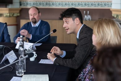 Simcha Jong Kon Chin, Professor of Science-Based Business, whose research is funded by an ERC grant, shared his experiences with Bourguignon.