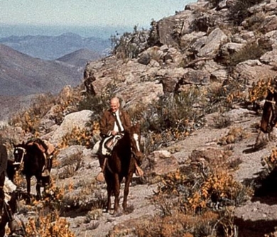 Exploring potential locations for an observatory in Chile, in 1963. Oort played an important role in the establishment of the European Southern Observatory. (Photo: ESO/F.K. Edmondson)