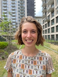 Portrait of Marije Sesink at the faculty in The Hague