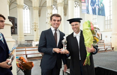 In 2018, Bart Krans (right) also won a teaching prize in post graduate law education.