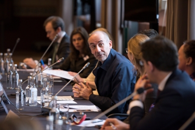 Jean-Eric Paquet, Director-General of the Research and Innovation Directorate-General of the European Commission, visits Leiden University.