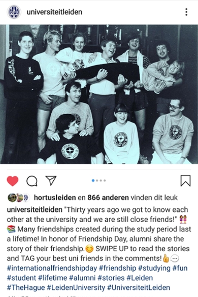 Instagrampost vriendschappen