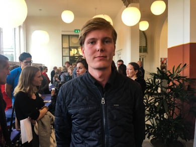 Beter te vroeg dan te laat: tweedejaars student Louis-Philippe Bazelier oriënteert zich nu alvast op een master.