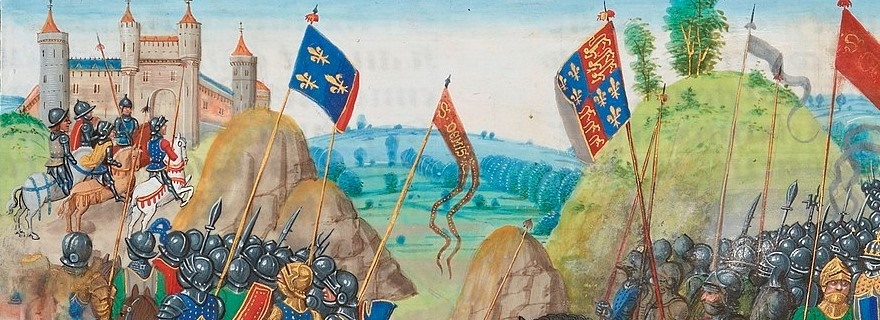Slag bij Crécy in 1346