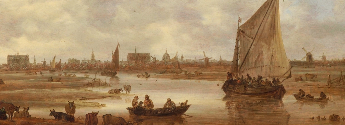 Gezicht op Leiden. Jan van Goyen (1650).