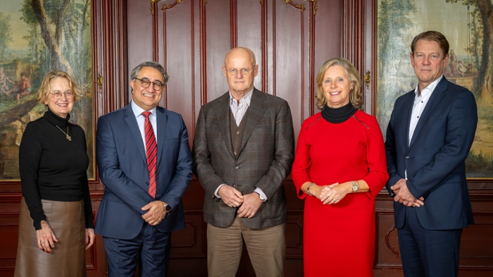 De leden van de Raad van Toezicht van de Universiteit Leiden