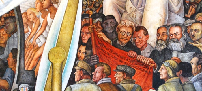 Deel van Diego Rivera's 'El hombre controlador del universo'  (© Xuen Che)