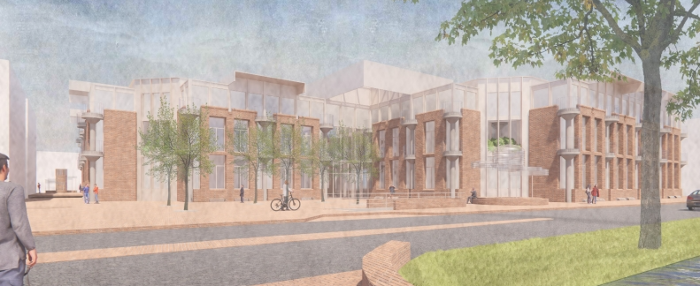 Preliminary design of the new Aleida Nijland building