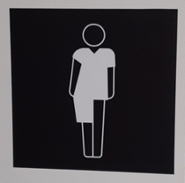 Bordje all-gender toilet