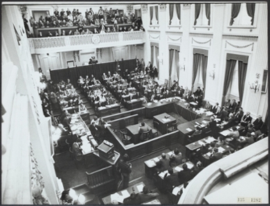 Tweede Kamer, Regeringsverklaringen (Wikimedia, Nationaal Archief, 1978. Credit Anefo press bureau)