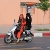 women on scooter in Rabat, Morocco