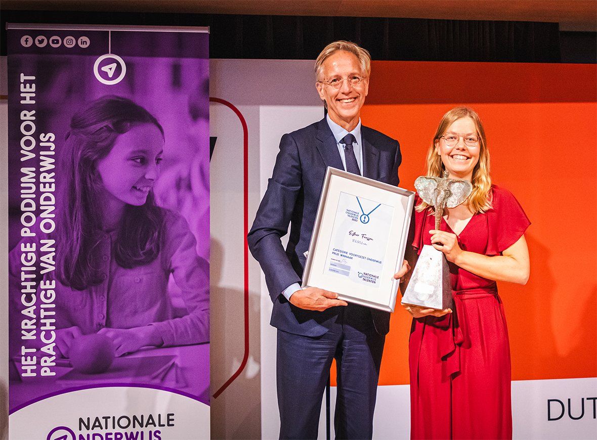 Prijs Nationale Onderwijstalenten voor Esther Faasen ‘Nepnieuws