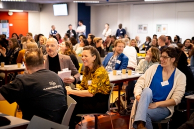 Deelnemers aan het World Teachers Festival