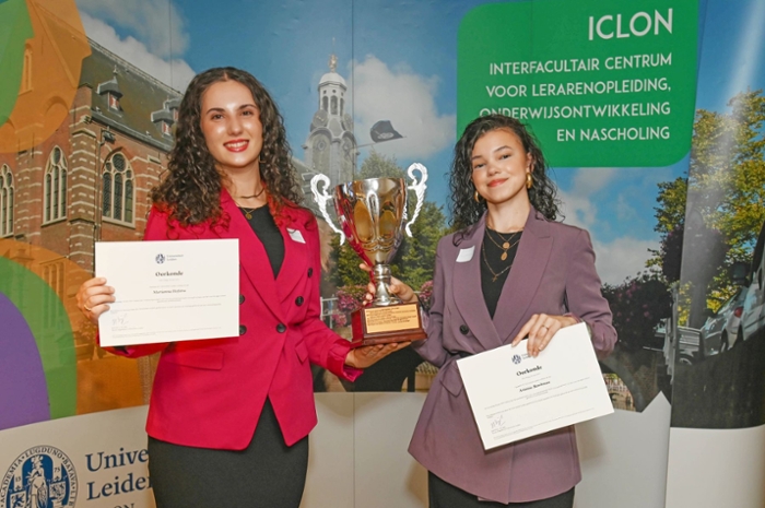 winnaars wetenschapscongres 2025 Marianna Hofstra en Arianne Boschmann