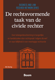 Cover of the book 'De rechtsvormende taak van de civiele rechter'