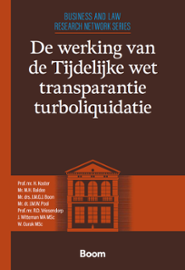 Cover of the book 'De werking van de Tijdelijke wet transparantie turboliquidatie'