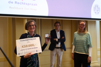 Uitreiking Thorbeckepenning aan Carla van Baalen