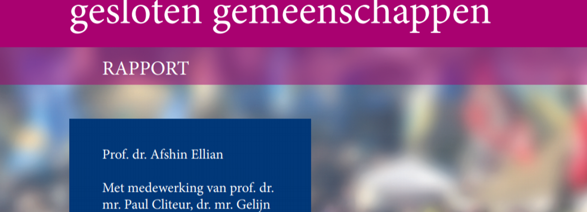 Rapport gesloten gemeenschappen in een open samenleving
