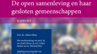 Rapport gesloten gemeenschappen in een open samenleving