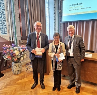At the end of the conference, to mark CERIL’s work in the past 5 years, the lustrum book 'CERIL Collection I' was presented. The first copies were presented by Prof. Bob Wessels to Justice Sacha Prechal (Court of Justice of the European Union, who also decided on the 'Heiploeg' case) and Giorgio Corno (founder member of CERIL, Italy).