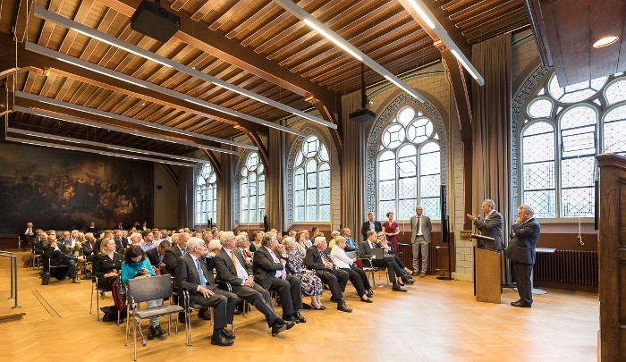 Het publiek bij de achtste Europa Lezing in het Klein Auditorium.