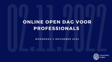 Online Open dag voor professionals