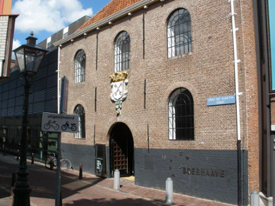 Image of the entrance to the Rijksmuseum  Boerhaave