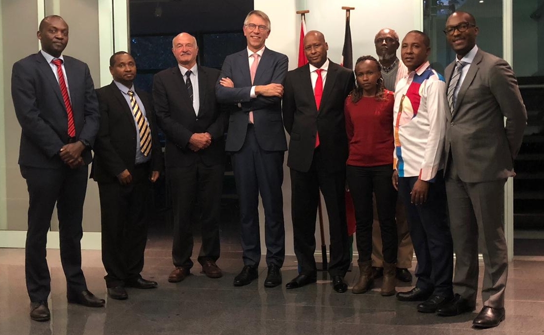 Meeting with the ambassador of Kenya about research collaboration