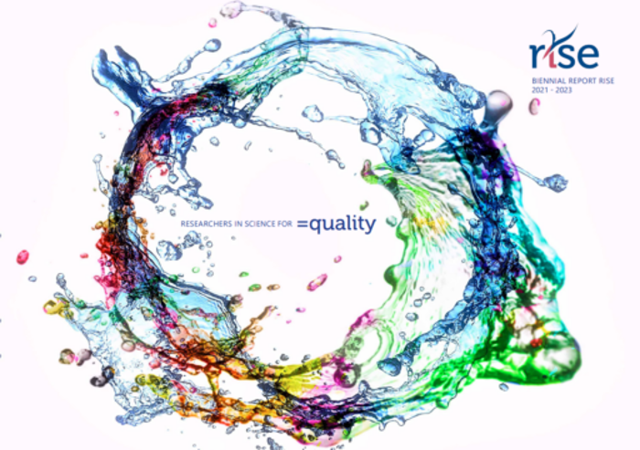 Click on the cover page to read the RISE Biennial Report 2021-2023