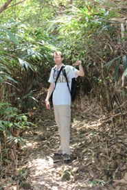 Roderick Bouman tijdens veldwerk in Hongkong (bron: Roderick Bouman)