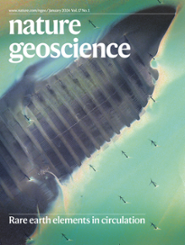 Cover Nature Geoscience