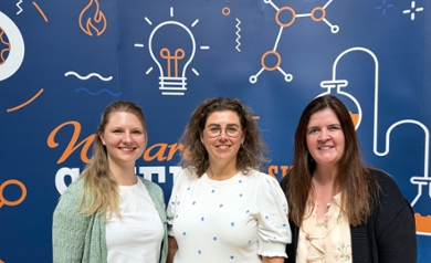 These three researchers are conducting research into atherosclerosis: Laura Bosmans, Ilze Bot and Amanda Foks