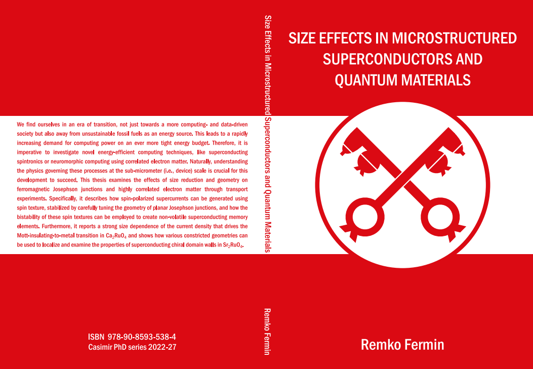 Size effects in microstructured superconductors and quantum materials ...