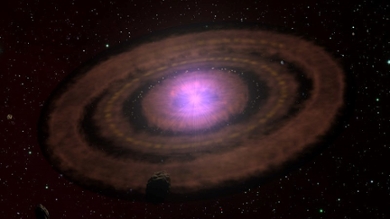 Impression of a planet-forming disk