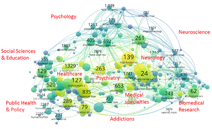 mapping health and well being research