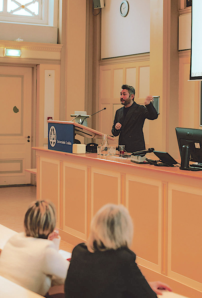 Moji Aghajani lectured about his project ‘Youth mental health meets big data analytics: Hype or Hope?' during the dies for alumni